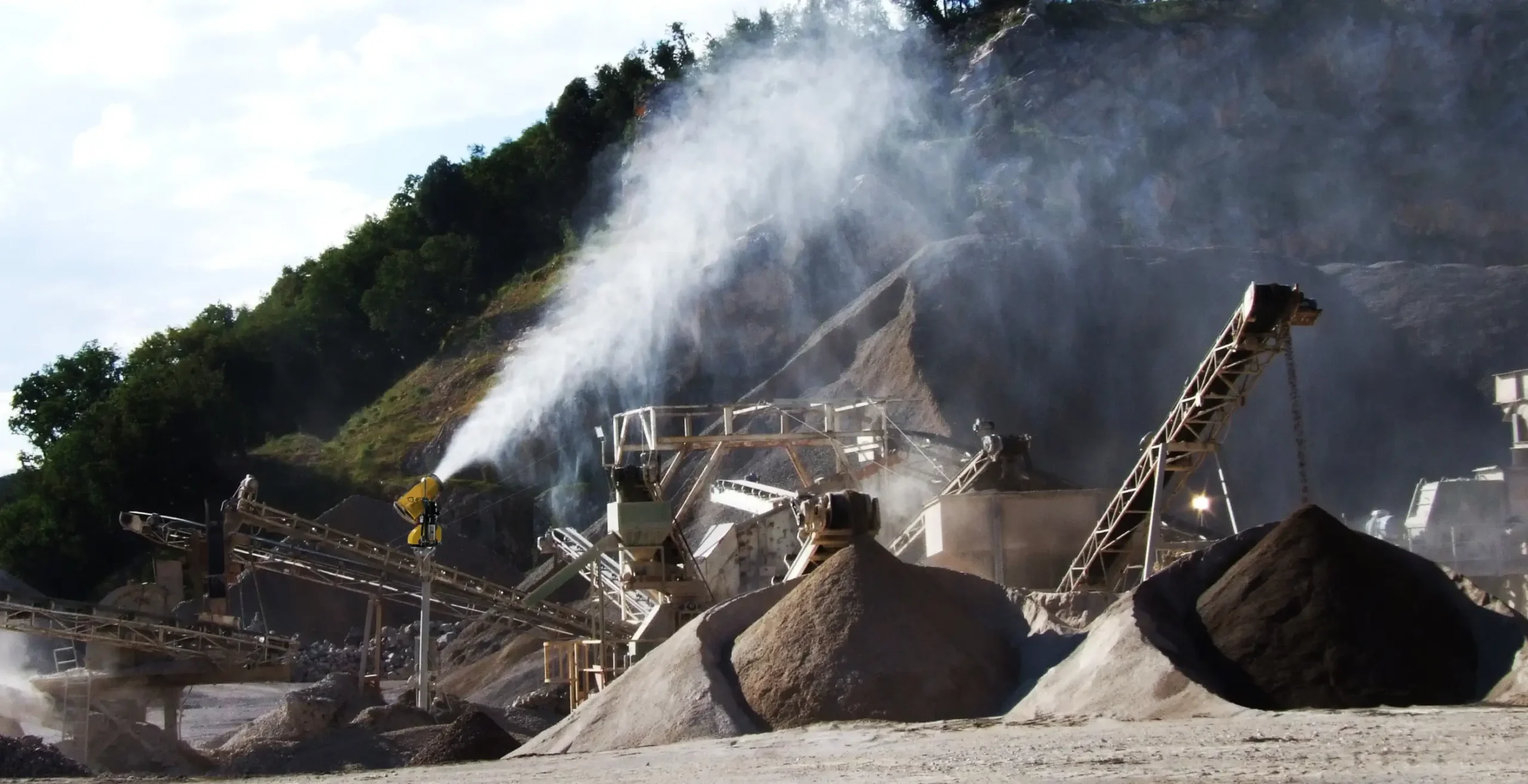 توپ کنترل غبار توپ مه پاش