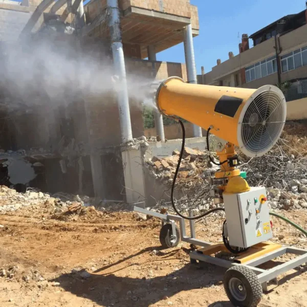 توپ کنترل غبار برای ساخت و ساز و تخریب