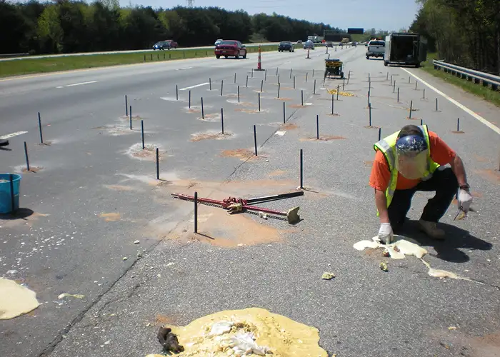 تثبیت خاک با پلیمر